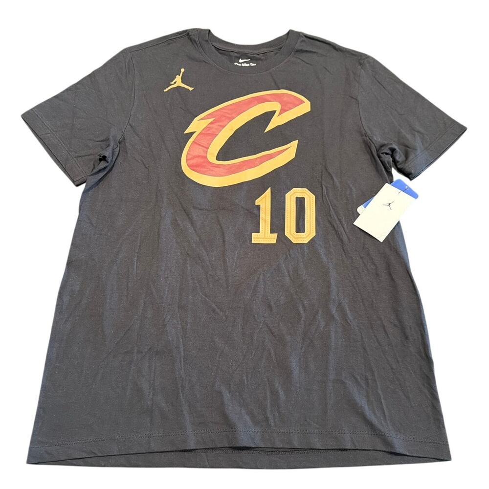 NWT Nike Jordan Cleveland Cavaliers Darius Garland T-Shirt, Men’s Large, Black